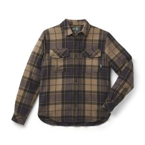 Men's Cedar Mill Cotton Flannel Navy/Olive Tartan Plaid